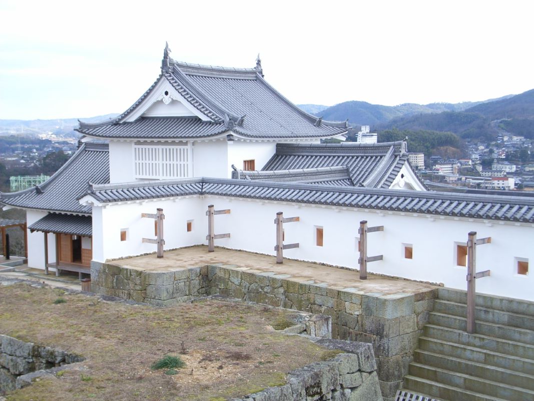 Kakuzan Park Tsuyama Castle ruins