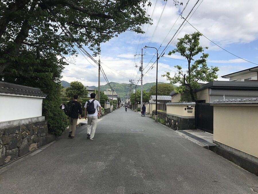 Gofukumachisuji Street in Hagi's preserved castle town
