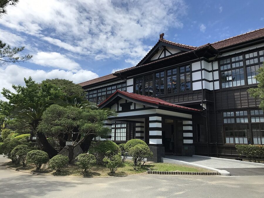The former Meirinkan school in Hagi, now a visitor center