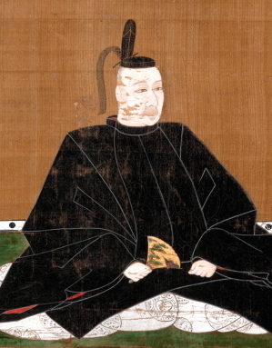 Period portrait of Kobayakawa Takakage, founder of Mihara Castle