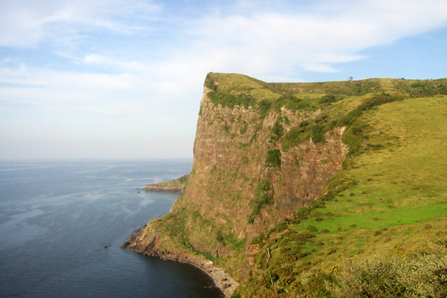 The 257-metre Matengai sea cliff on the Kuniga coast of Nishinoshima, Oki Islands
