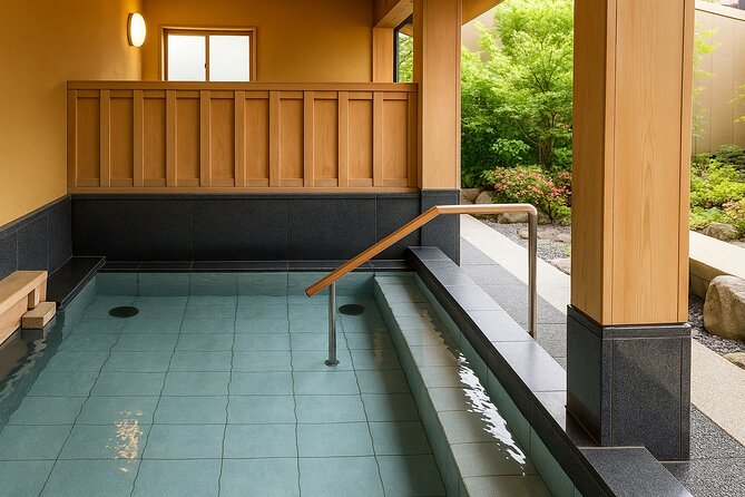 2 Hours Hiroshima Hot Spring Tour - Indoor baths, outdoor water, and the carbonated spring