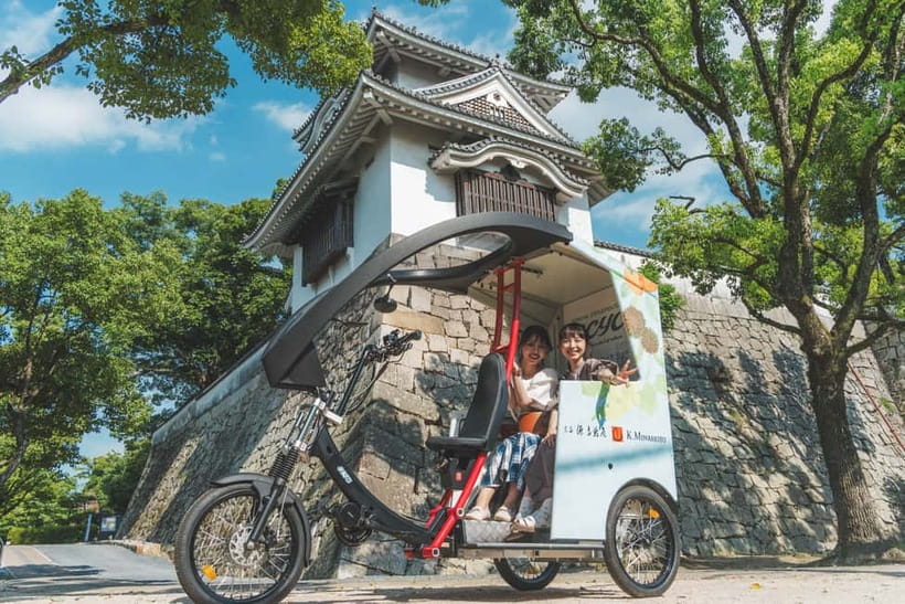 Admission to Korakuen, and a guided tour of Okayama City - Why the ecyc makes Okayama easy to understand