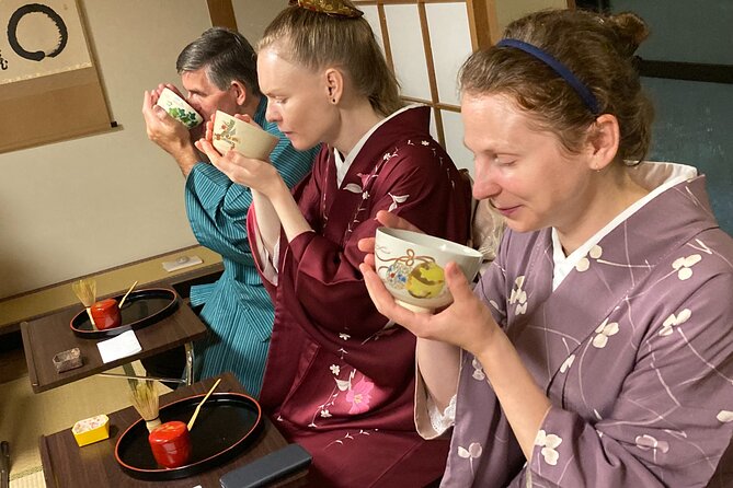 An Amazing set of Cultural experience: Kimono, Tea Ceremony and Calligraphy - The temple setting changes the pace
