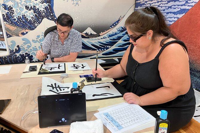 Calligraphy Workshop at Traditional Folk Craft Shop in Hiroshima - A Calm Lesson with Instructor Ryosei