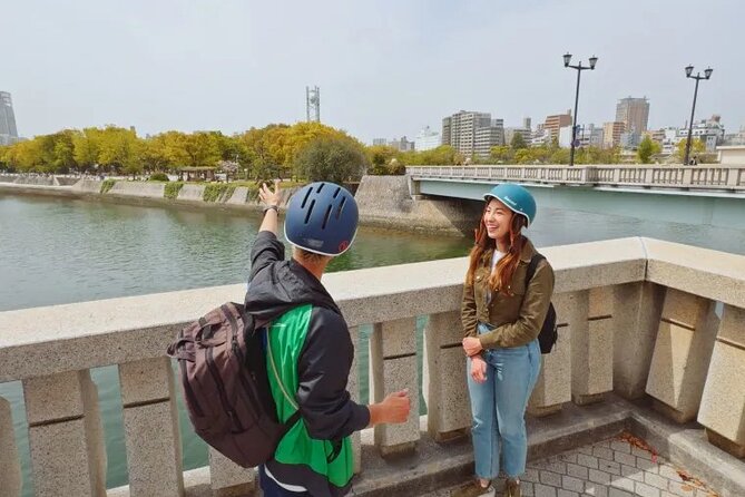 Cycle Around Hiroshima with Okonomiyaki Meal - The Atomic Bomb Dome and stories of rebuilding