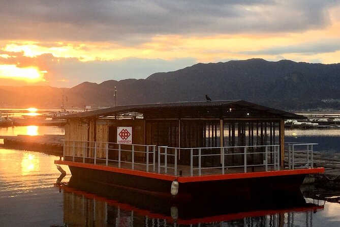 Dinner Cruise on HANAIKADA (Raft-Type Boat) with Scenic View of Miyajima - A quiet view of Miyajima from the Ono Seto Sea