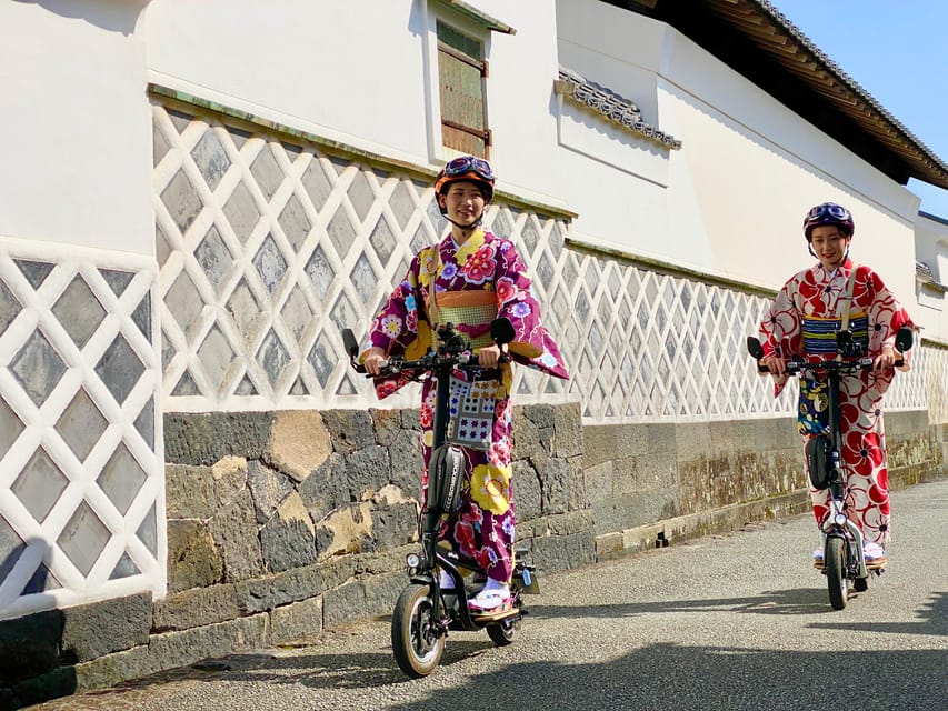 Hagi City:Ride an electric kickboard around the town of Hagi - The option to reach Hagi’s coastline