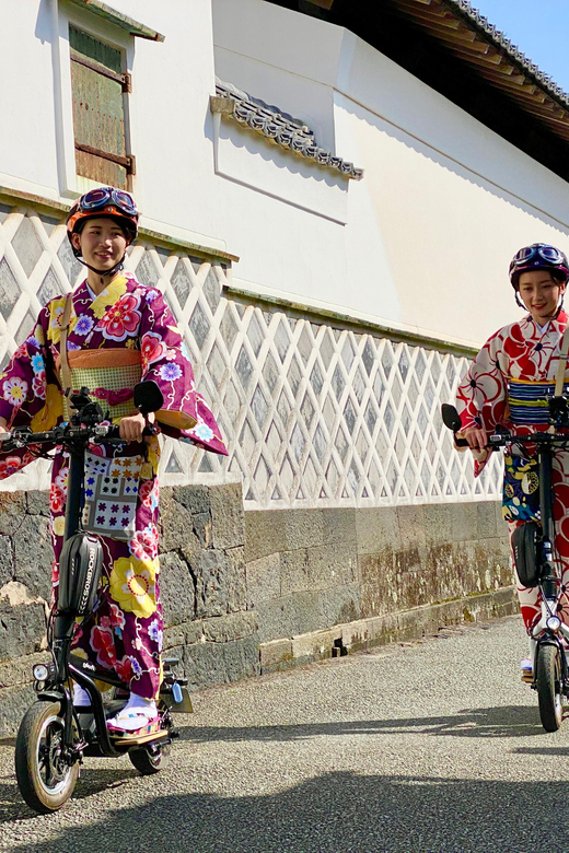 Hagi City:Ride an electric kickboard around the town of Hagi - What the 10,000-yen price covers