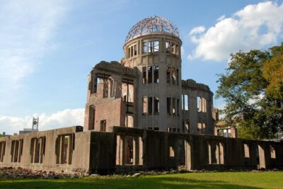 Hiroshima and Miyajima 1 Day Bus Tour - The A-Bomb Dome: a quiet first encounter