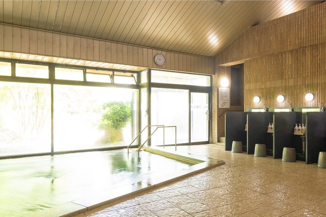 Hiroshima Onsen Tour: Private Countryside Retreat & Local Cuisine - Soaking at Kagura Monzen Tojimura