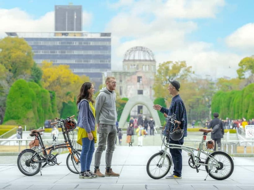 Hiroshima: Peace Cycling Tour with Local Guide - The two-hour route: Peace Park, streetcars, and the rebuilt suburbs