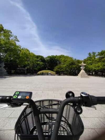 Hiroshima: Peace Park, Castle, and Mitaki Temple E-Bike Tour - Starting across from the Atomic Bomb Dome