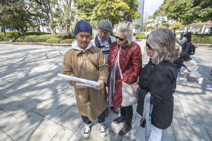 Hiroshima: Peace Walking Tour of World Heritage Sites - Walking through Peace Memorial Park