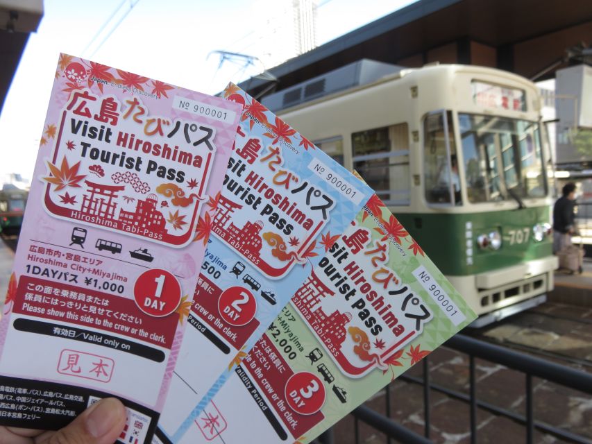 Hiroshima:Visit Tourist Pass(1, 2, 3day and 3day middlearea) - Key points before you buy