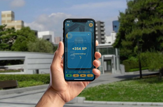 Historical Hiroshima GPS App Walking Tour Mobile Game - From Memorials to Castles and Gardens