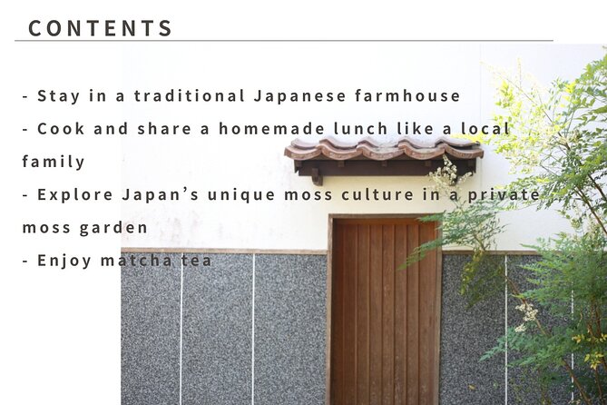 Home Experience: Tea Ceremony & Moss Garden Walk(Day trip) - Cooking lunch together, not just eating it