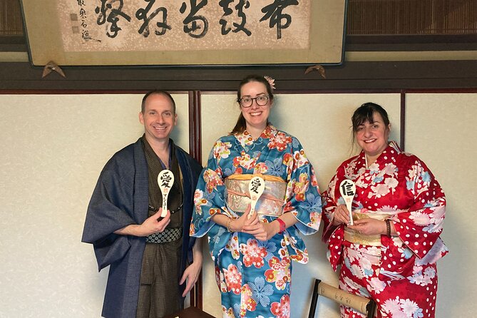 Kimono and Calligraphy Experience in Miyajima - Photos in the kimono and Japanese garden