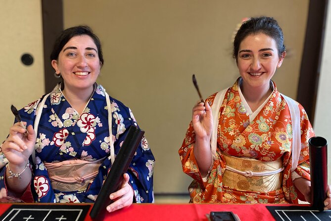 Kimono and Calligraphy Experience in Miyajima - Choosing a kimono from more than 100 options