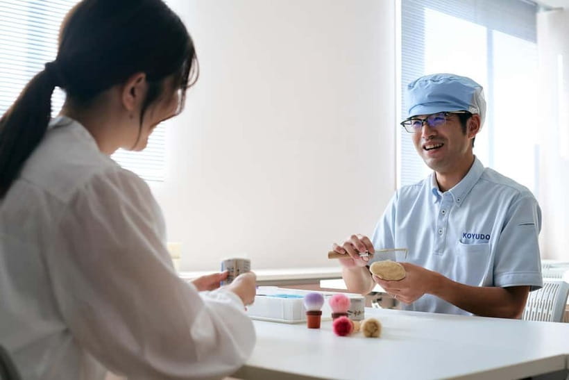 Kumano Brush Factory Tour and Brush-Making Experience - Entering the Koyudo Makeup Brush Workshop