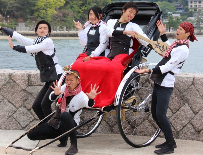 Miyajima: Private Rickshaw Tour to Itsukushima Shrine - Senjokaku Shrine on the 130-minute option