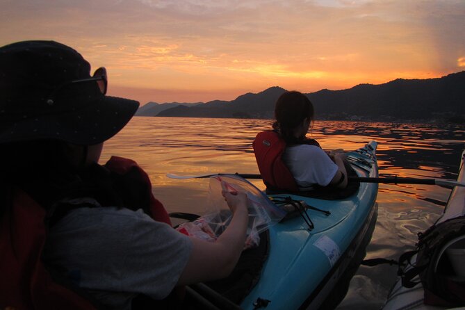 Night Kayak Tour Relax Under the Natural Glow of Sea Fireflies - Reaching Sensuijima Island around 7:15 pm