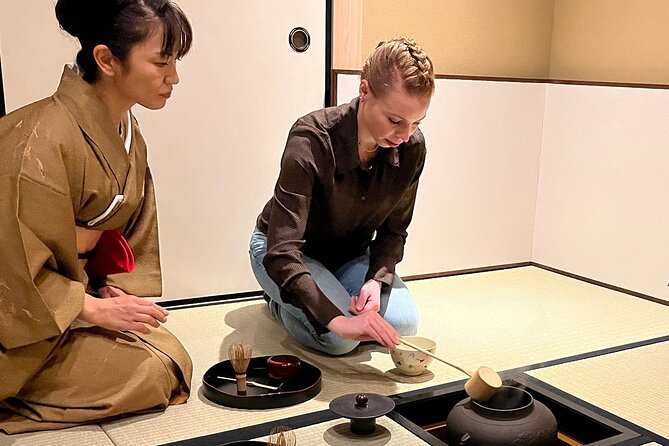Private Tea Ceremony Experience in Hiroshima - Entering the upstairs tea room in Minamimachi