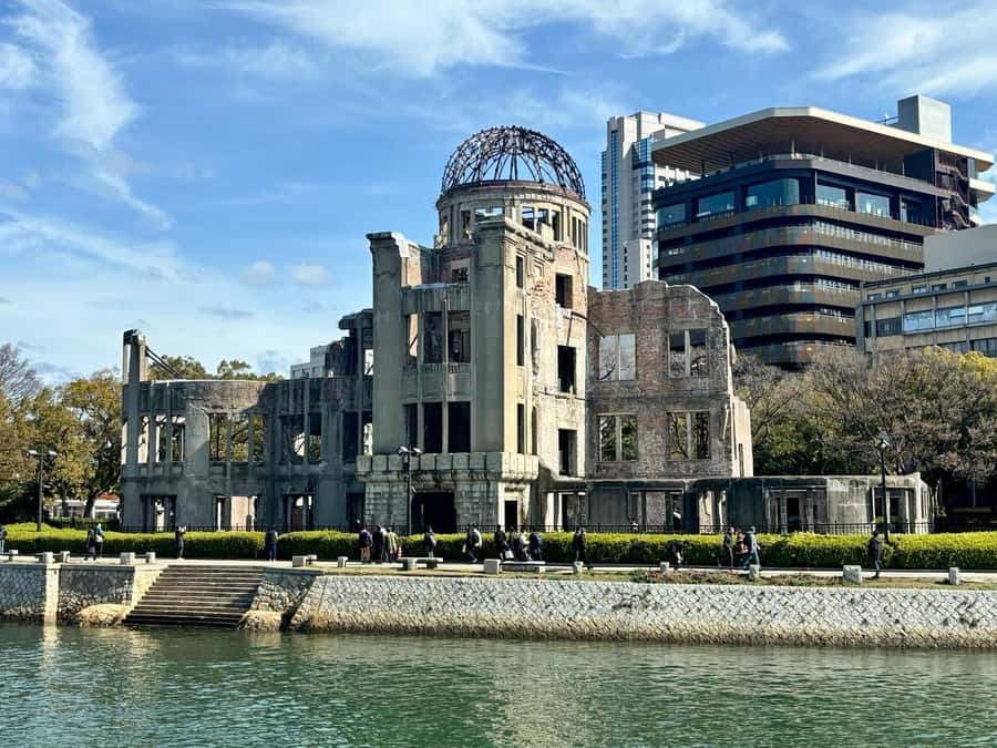 The Journey of Hiroshima from Tragedy to Peace - Mother and Baby in Storm: beginning with compassion