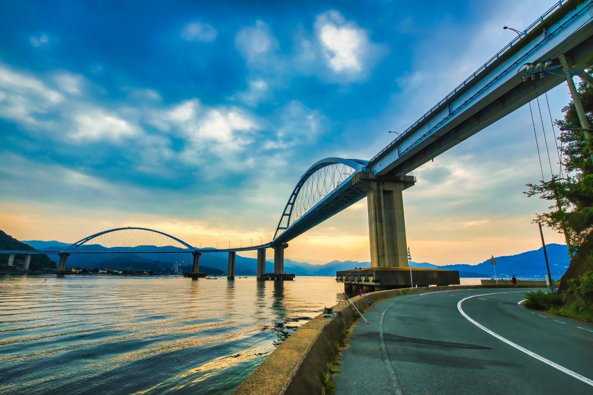 Utsumio Bridge Fukuyama City Hiroshima